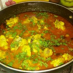Shinvari chicken kadhai A picture of Shinvari chicken kadhai.
