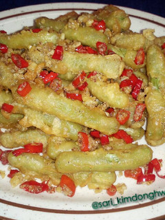 Foto resep Buncis Cabe Garam Ala Restoran Chinese Food