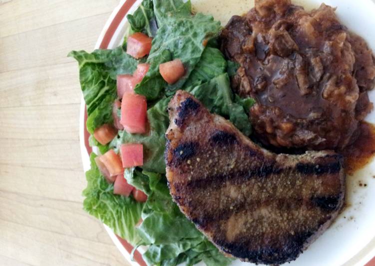 Step-by-Step Guide to Make Any-night-of-the-week Grilled fennel-crusted pork chops