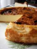 Rich and Browned Camembert Cheesecake