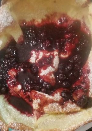 A picture of German pancakes .