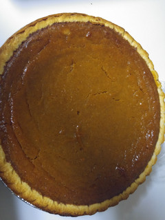 A picture of Kassanis sweet potato pie.