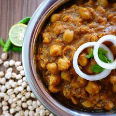 A picture of Punjabi Chole (without onion and garlic).