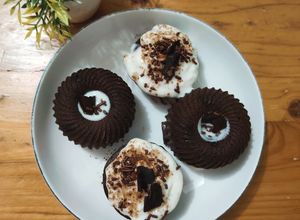 Foto resep 545. Bolu Kukus Ovaltine (takaran sendok)