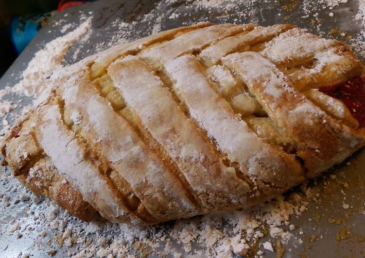 Braided Cherry Pie Bread