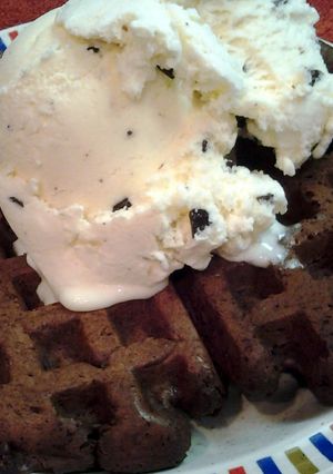 A picture of Chocolate Waffles.