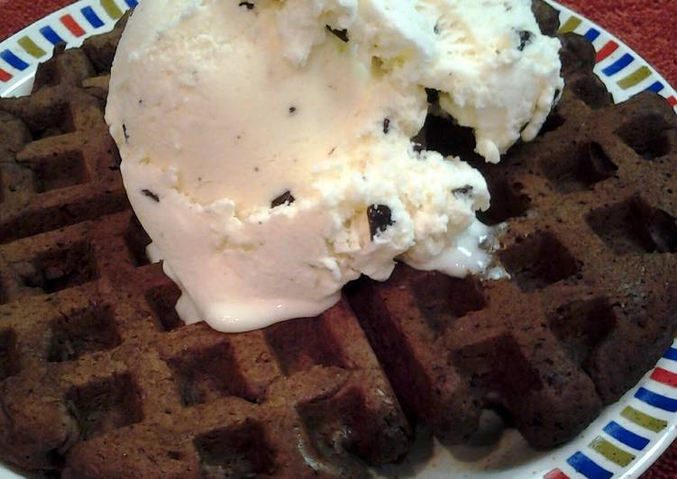 How to Prepare Speedy Chocolate Waffles