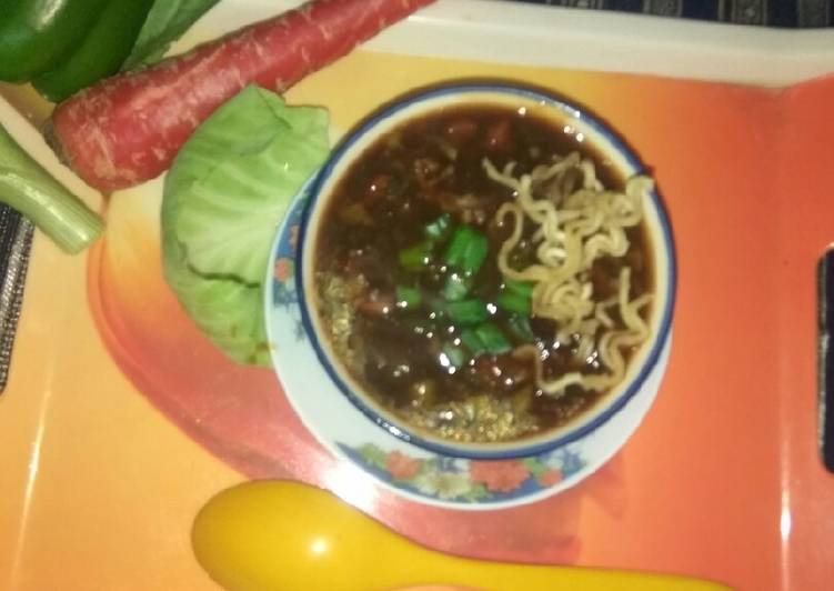 My Daughter love Manchow soup