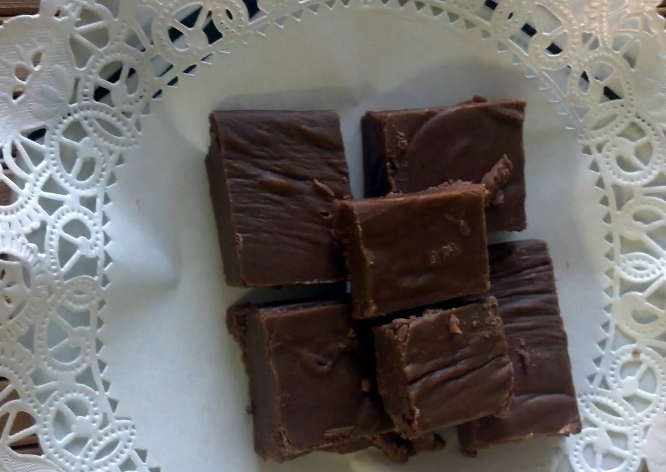 Creme de Menth fudge