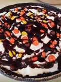 Reeses pieces peanut butter pie