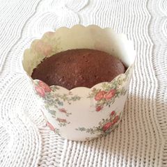 A picture of Nutella stuffed chocolate cupcakes.