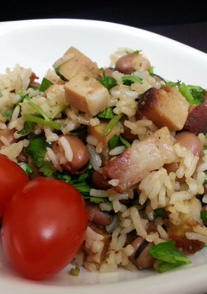 A picture of Roasted Pork Fried Rice.