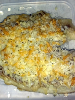 A picture of Parmesan encrusted tilapia.