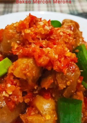 Foto resep Bakso Mercon Merona