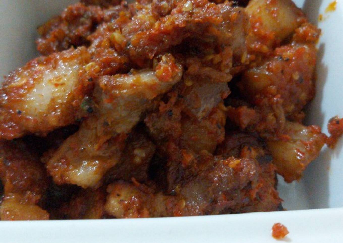 Babi panggang sambal andaliman