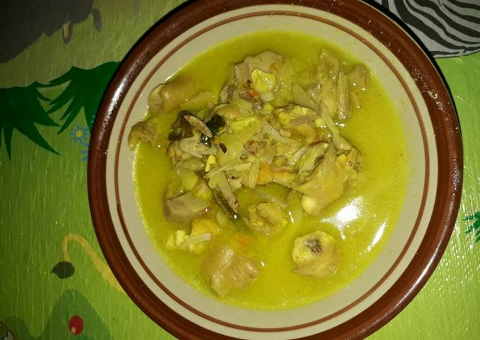 Sayur Gori bumbu kuning