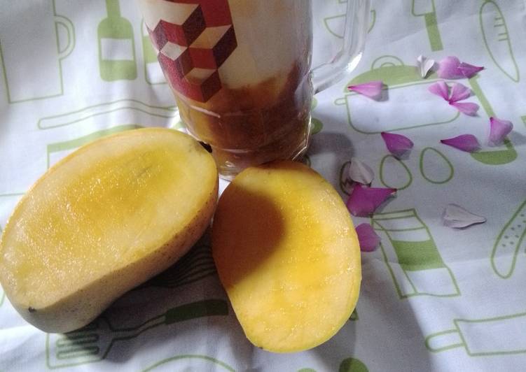 Langkah Mudah untuk Membuat Korean mango milk Anti Gagal