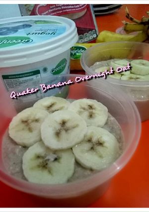 Foto resep Quaker Banana Overnight Oat