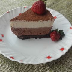 Double Chocolate Mousse Cake A picture of Double Chocolate Mousse Cake.