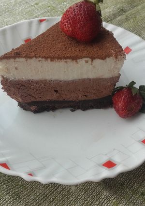 A picture of Double Chocolate Mousse Cake.