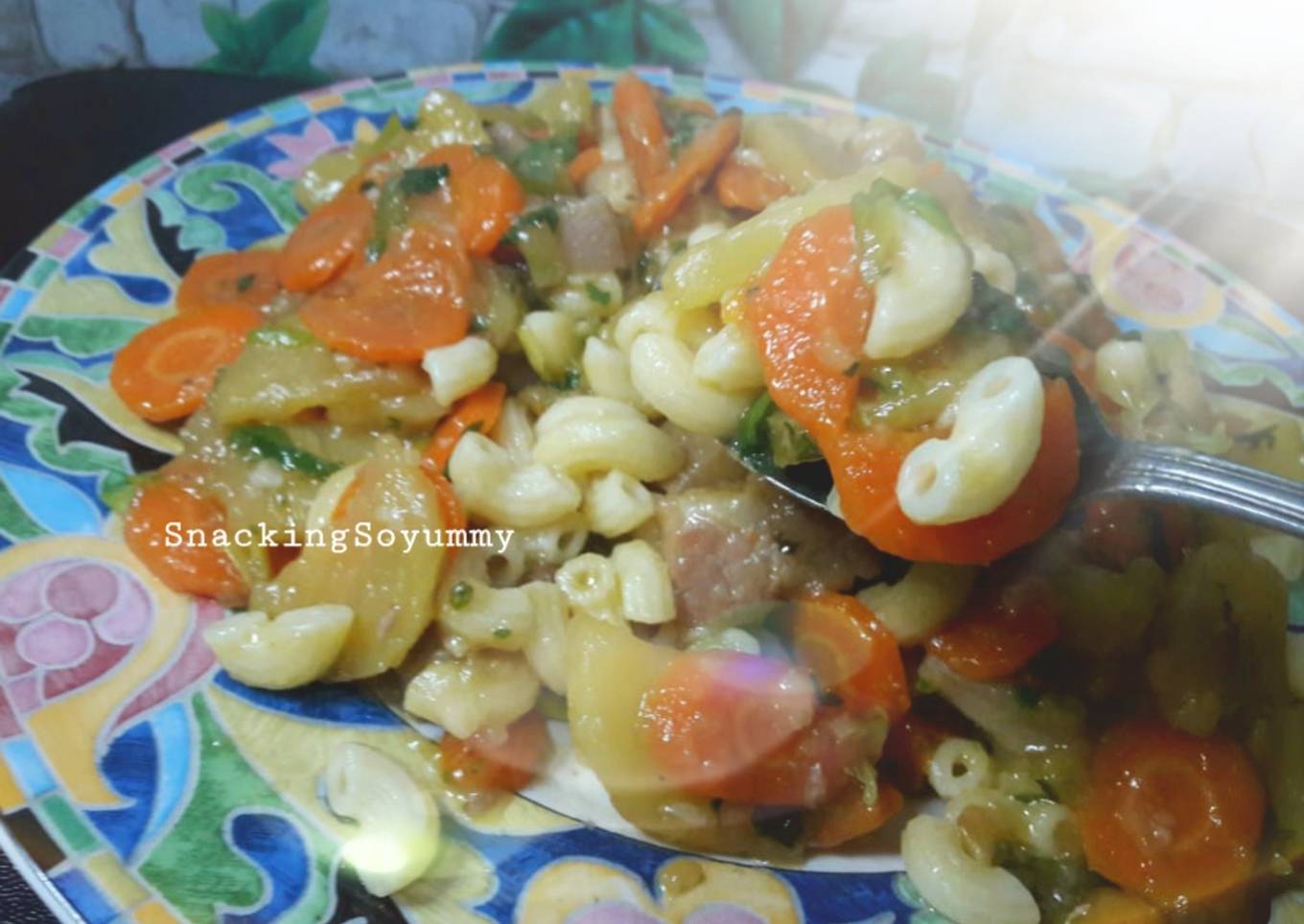 Macaroni tumis kentang wortel Snacking Soyummy