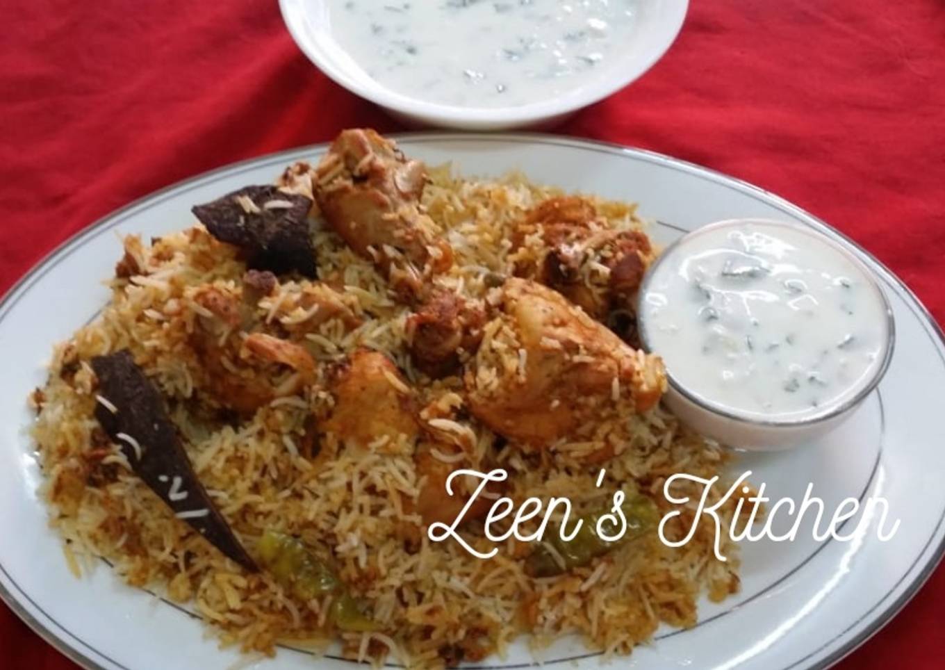 Hyderabadi Chicken Dum Biryani