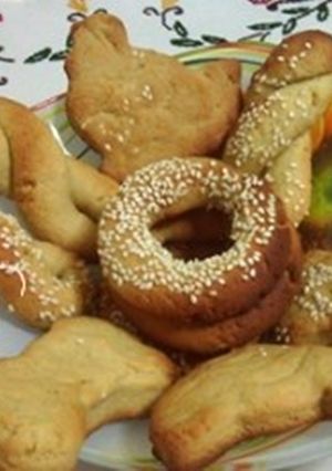 Φωτογραφία της συνταγής Υγιεινά κουλουράκια με χαλβά του μπακάλη