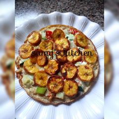 Egg pizza recipe by samy's kitchen A picture of Egg pizza recipe by samy's kitchen.