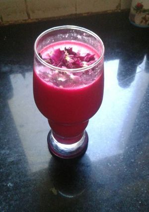 A picture of Guava flavoured thandai.