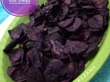 Keripik ubi ungu
