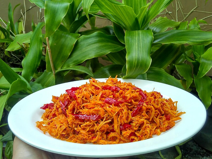 Resep Ayam suwir pedas manis, Enak