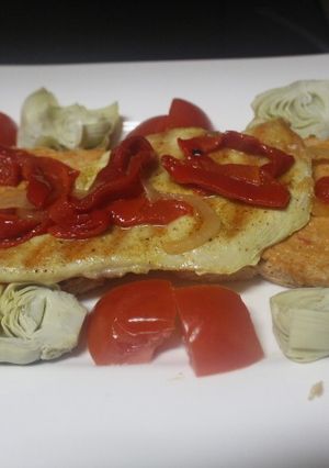 Una foto de Rebanadas con pechuga de pollo
