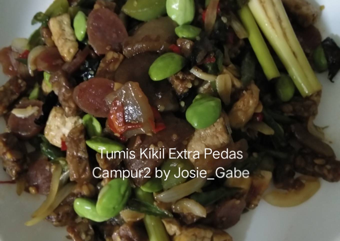 Tumis Kikil Extra Pedas Campur2..👌😊