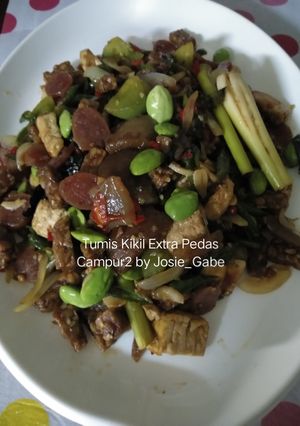 Foto resep Tumis Kikil Extra Pedas Campur2..👌😊