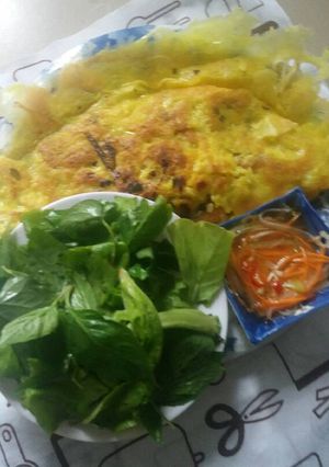 Hình của món Bánh xèo hải sản Vũng Tàu.