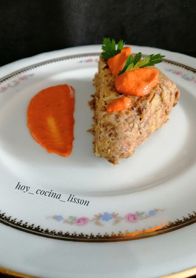 Una foto de Pastel de lentejas