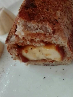 Una foto de Rollito de dulce de leche y plátano