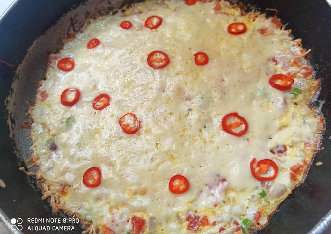 Recipe of Perfect Potato cheese Omelette - Easy Recipes for Kids