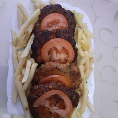 A picture of Chapli Kabab.
