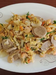 Foto resep Tumis udang baso telur