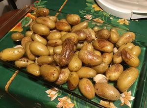 Une photo de Pommes grenailles au thym, ail et romarin