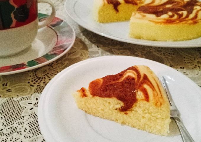 Langkah Mudah untuk Membuat Bolu Marmer Air (Kukus) Anti Gagal