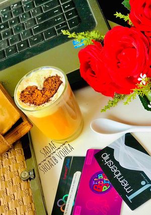 A picture of Chai latte.