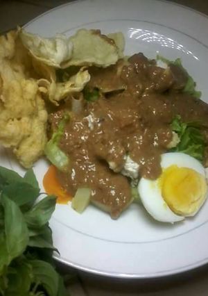 Foto resep Gado gado bumbu padang
