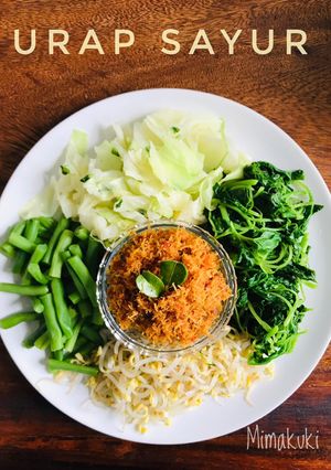 Foto resep Urap sayur (bumbunya tahan lama)