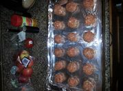 A picture of ground beef meat balls
