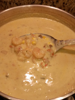 A picture of Shrimp, Crawfish, And Corn Stew.