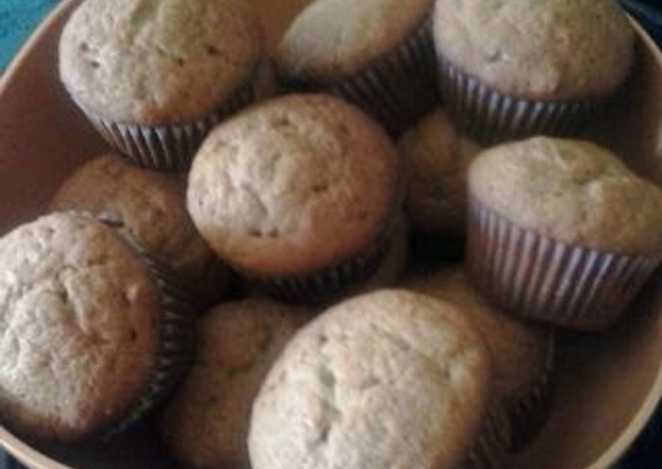 Easy banana bread cup cakes