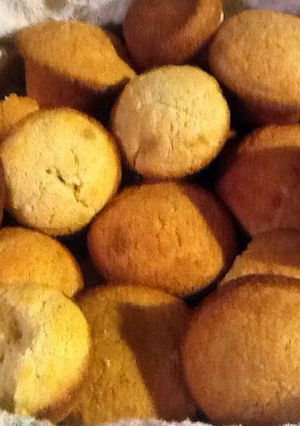 A picture of Sweet Cornbread Muffins.