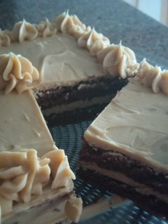 Una foto de Pastel de Moka
